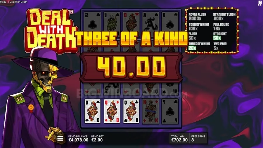 Mobile phone displaying live casino game